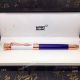 New Replica Mont Blanc Writers Edition Rollerball Pen Blue and White (4)_th.jpg